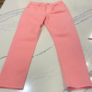 Loft Skinny High Rise Curvy Fit Peachy Pink Color Jean sz. 28/6  NWT